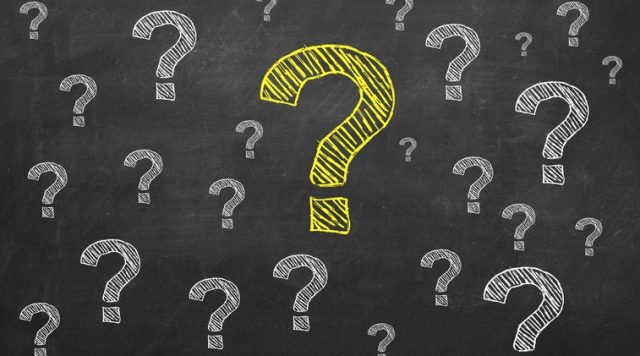 question marks