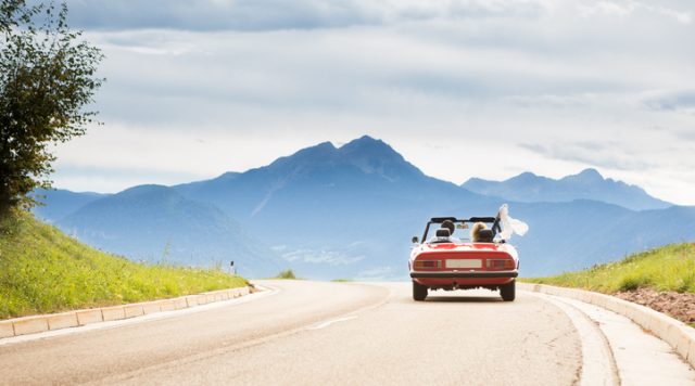 Trip in a cabriolet