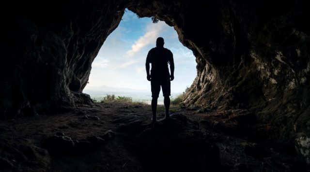 enter the cave