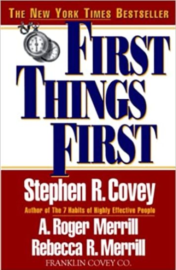 First Things First book cover