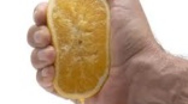 if you squeeze an orange