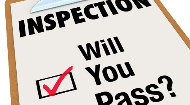 Inspection Checklist Clipboard Will You Pass Words