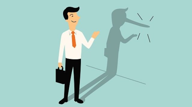 lying