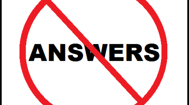 no answers